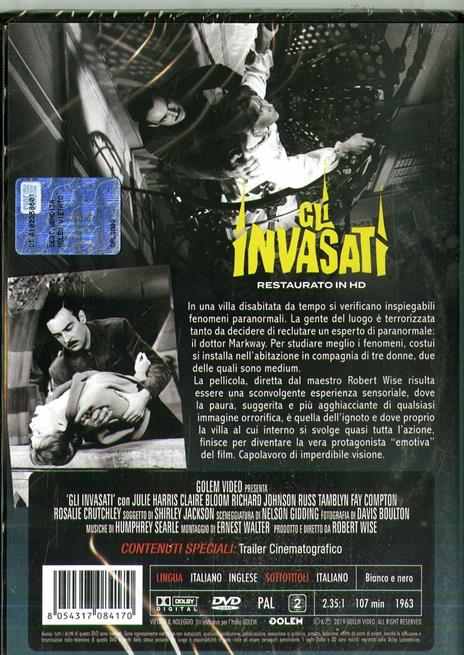 Gli invasati. Restaurato in HD (DVD) di Robert Wise - DVD - 2
