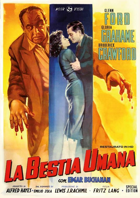 La bestia umana. Special Edition. Restaurato in HD (DVD) di Fritz Lang - DVD