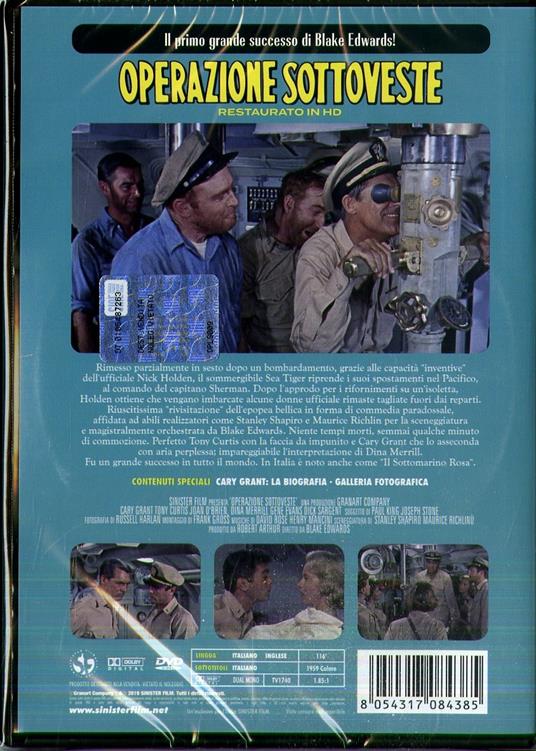 Operazione sottoveste. Special Edition. Restaurato in HD (DVD) di Blake Edwards - DVD - 2