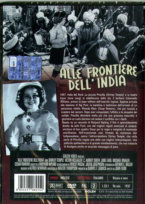Alle frontiere dell'India (DVD) di John Ford - DVD - 2