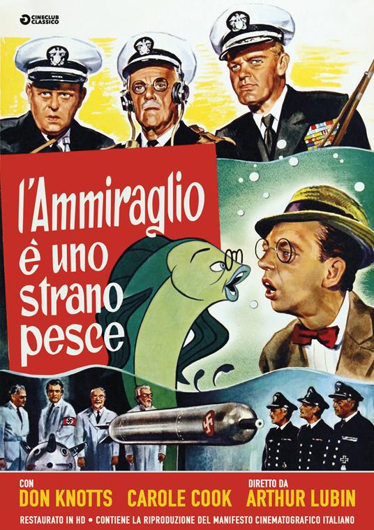 L' ammiraglio è uno strano pesce. Restaurato in HD. Con Poster (DVD) di Arthur Lubin - DVD