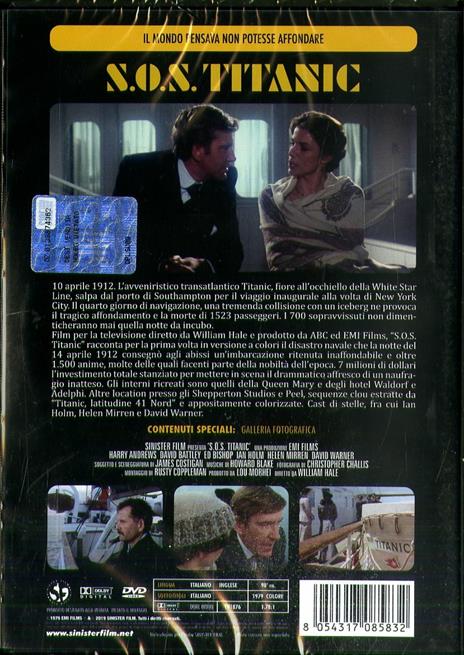 S.O.S. Titanic (DVD) di William Hale - DVD - 2