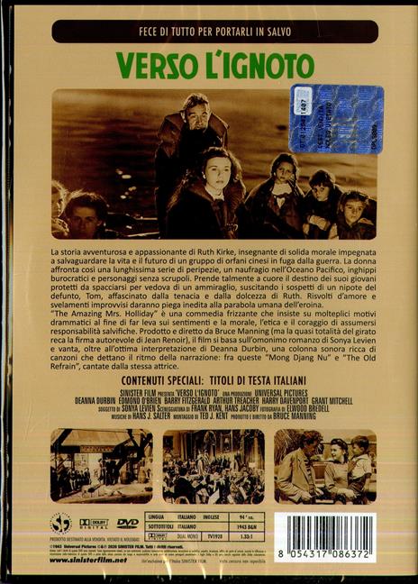 Verso l'ignoto (DVD) di Jean Renoir,Bruce Manning - DVD - 2