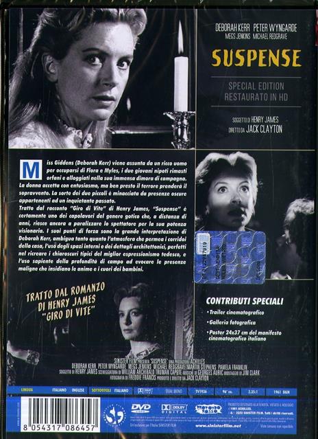 Suspense (Special Edition) (DVD restaurato in HD) di Jack Clayton - DVD - 2