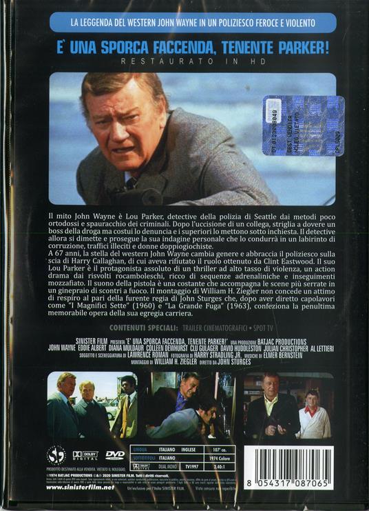 È una sporca faccenda, tenente Parker! Restaurato in HD (DVD) di John Sturges - DVD - 2