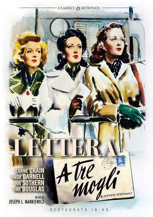 Lettera a tre mogli. Restaurato in HD (DVD) di J. Leo Mankiewicz - DVD