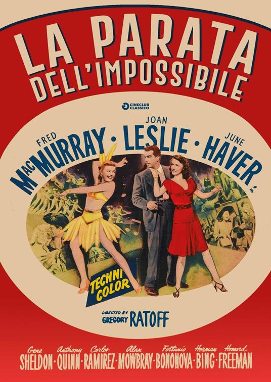 La parata dell'impossibile (DVD) di Gregory Ratoff,George Seaton - DVD