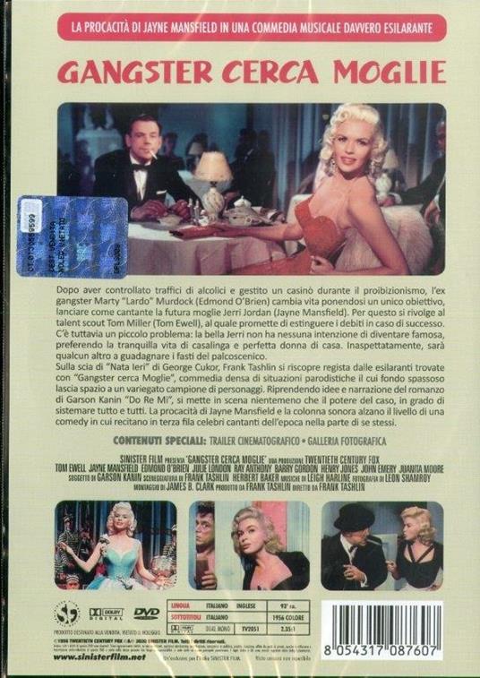 Gangster cerca moglie (DVD) di Frank Tashlin - DVD - 2
