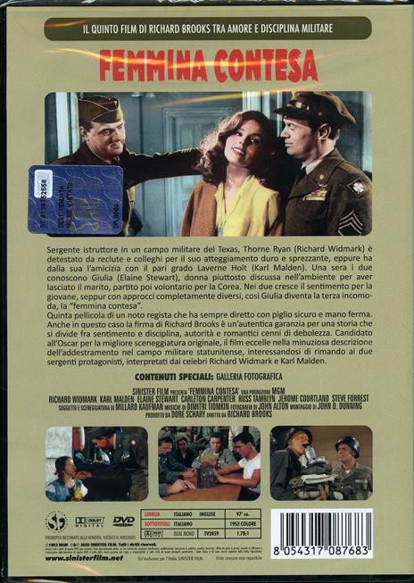 Femmina contesa (DVD) di Richard Brooks - DVD - 2