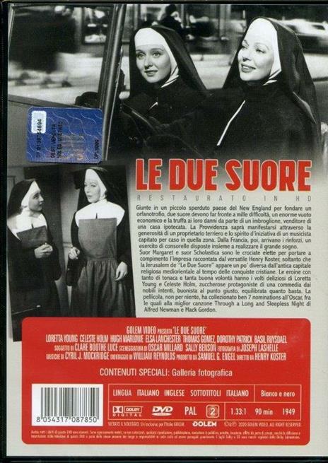 Le due suore. Restaurato in HD (DVD) di Henry Koster - DVD - 2