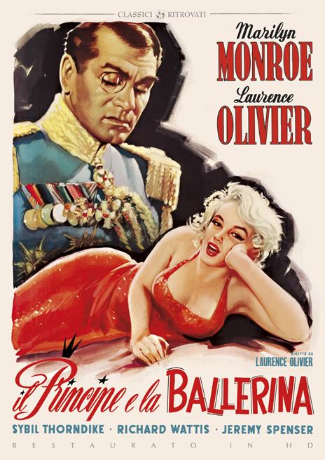 Il principe e la ballerina. Restaurato in HD (DVD) di Laurence Olivier - DVD