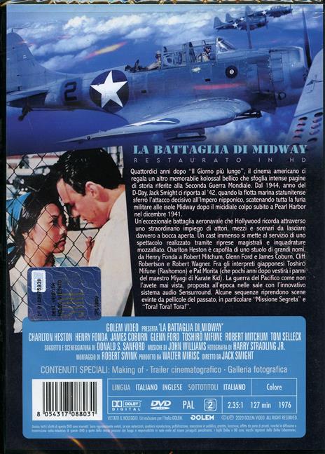 La battaglia di Midway. Restaurato in HD (DVD) di Jack Smight - DVD - 2