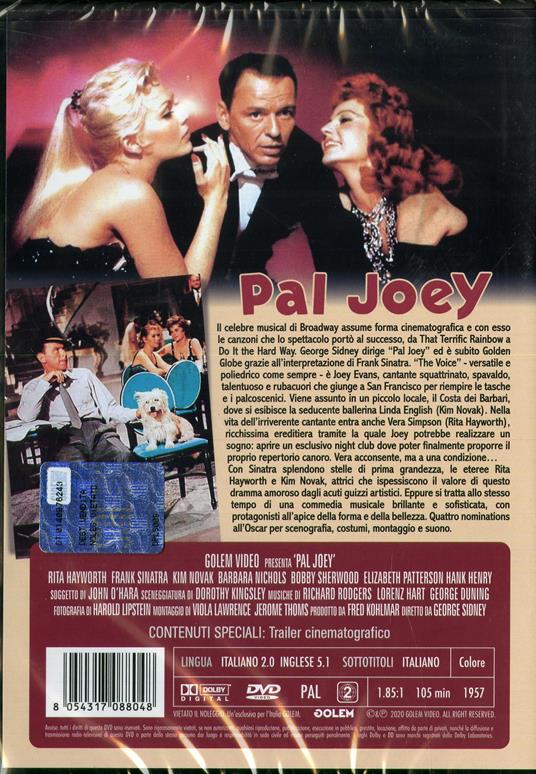 Pal Joey. Restaurato in HD (DVD) di George Sidney - DVD - 2