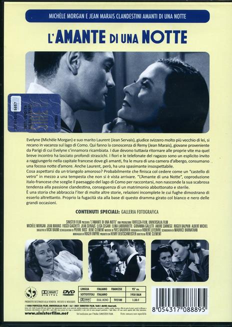L' amante di una notte (DVD) di Rene Clement - DVD - 2