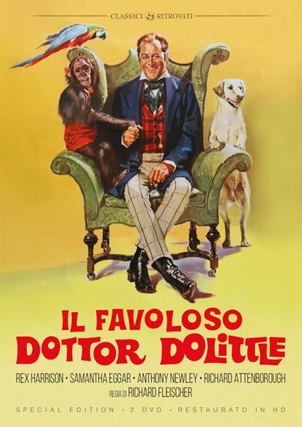Il Favoloso Dr. Dolittle (Restaurato in HD) (Special Edition) (2 DVD) di Richard Fleischer - DVD