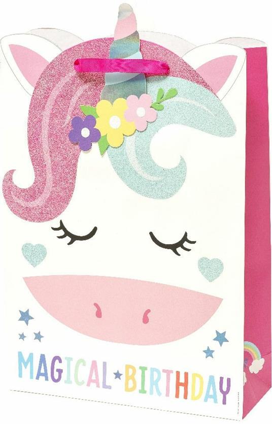 Sacchetto regalo Legami Gift Bag X-Large Unicorn. Unicorno