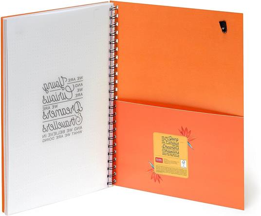 Legami - Quaderno 3 in 1 Spiralato, Formato A4, Maxi, 22 x 29,5 cm, Carta Bianca, 204 Pagine Staccabili - 6