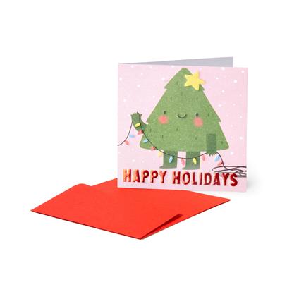 Biglietto auguri Legami christmas greeting cards - 7x7 - albero natale