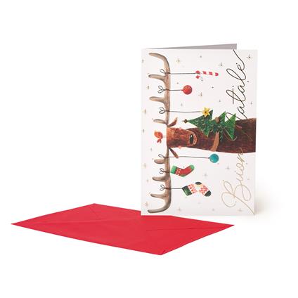 Biglietto auguri Legami unusual christmas greeting cards - 11,5x17 - renna