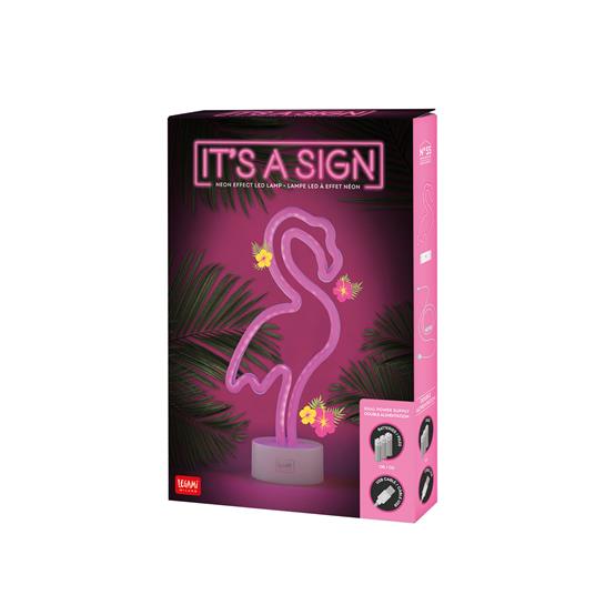 It's A Sign - Lampada Led Effetto Neon - Flamingo - 4