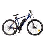 Nilox X6 PLUS Bicicletta Elettrica Bike Alluminio 21 kg Nero Blu