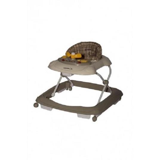 Dodò Girello Per Bambini Regolabile 3 posizioni con Centro di Attività Luci e Suoni Beige