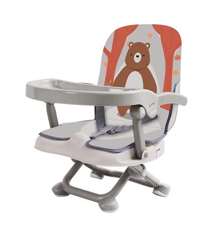 Rialzo Sedia Per Bambini Gnammy Sediolino Pappa e Svezzamento Grigio