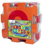 Tappeto Puzzle con Numeri Colori Assortiti 10 Pezzi