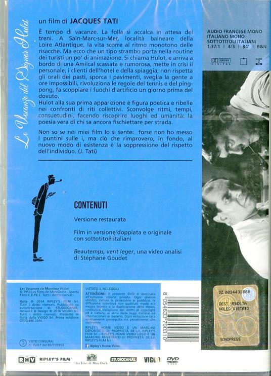 Le vacanze del signor Hulot di Jacques Tati - DVD - 2