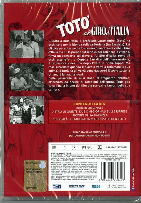 Totò Al Giro D'Italia (DVD) di Mario Mattoli - DVD - 2