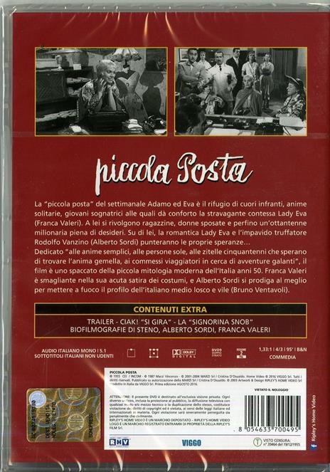 Piccola posta di Steno - DVD - 2