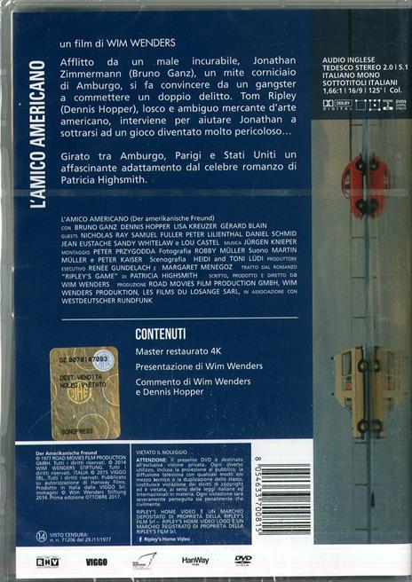 L' amico americano (DVD) di Wim Wenders - DVD - 2