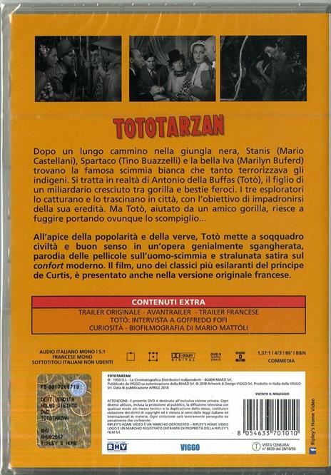 Totò Tarzan (DVD) di Mario Mattoli - DVD - 2