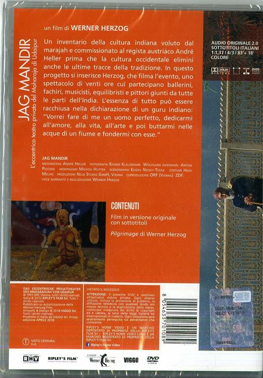 Jag Mandir di Werner Herzog - DVD - 2
