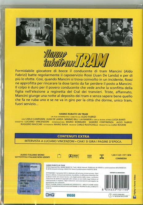 Hanno Rubato Un Tram (DVD) di Mario Bonnard,Aldo Fabrizi - DVD - 2