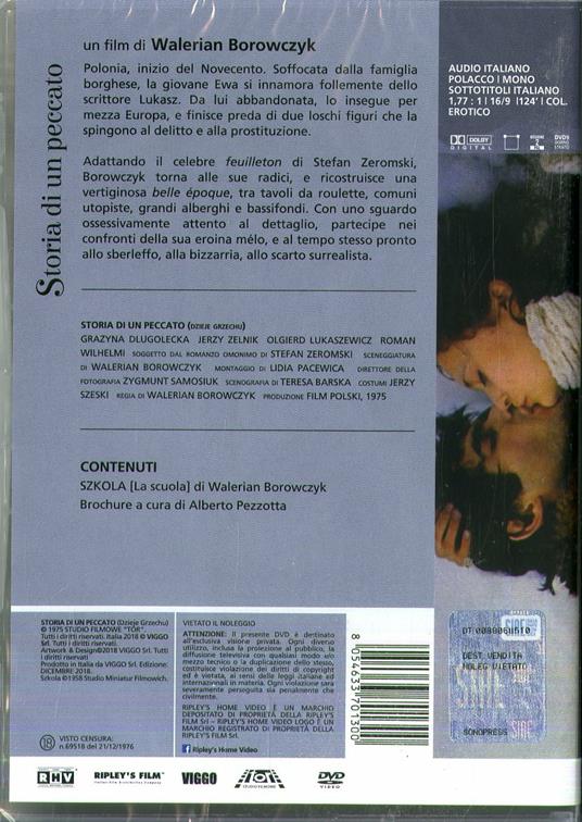 Storia di un peccato (DVD) di Walerian Borowczyk - DVD - 2