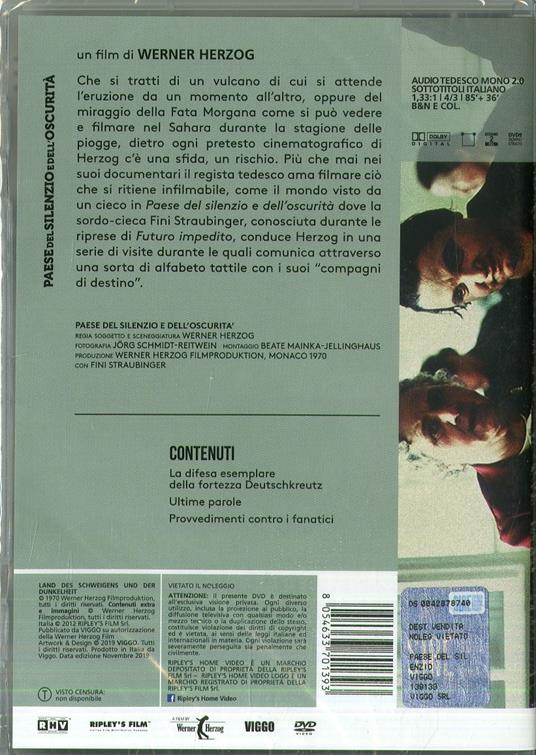 Paese del silenzio e dell'oscurità (DVD) di Werner Herzog - DVD - 2