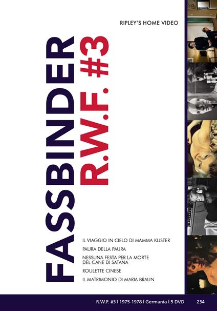 Rainer Werner Fassbinder Cofanetto 03 (5 Dvd) di Rainer Werner Fassbinder