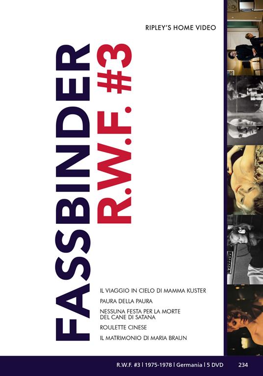 Rainer Werner Fassbinder Cofanetto 03 (5 Dvd) di Rainer Werner Fassbinder