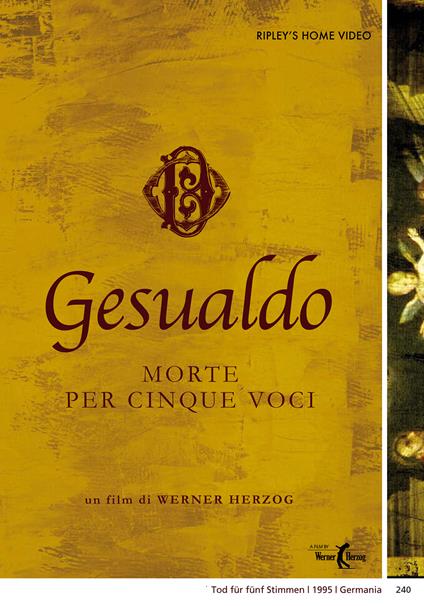 Gesualdo: Morte Per Cinque Voci (DVD) di Werner Herzog - DVD