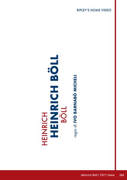 Heinrich Boll (DVD) di Ivo Micheli - DVD