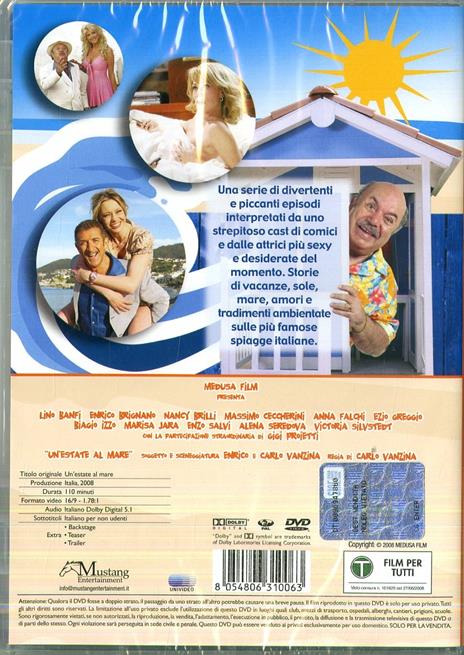 Un' estate al mare (DVD) di Carlo Vanzina - DVD - 2