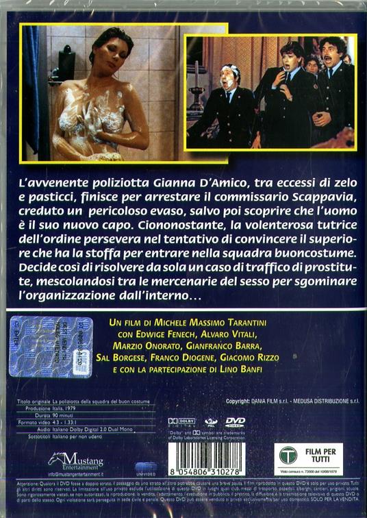 La poliziotta della squadra del buon costume (DVD) di Michele Massimo Tarantini - DVD - 2