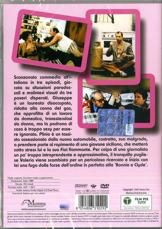 Zucchero miele e peperoncino (DVD) di Sergio Martino - DVD - 2