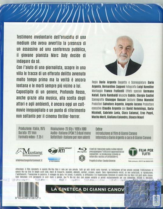 Profondo rosso (Blu-ray) di Dario Argento - Blu-ray - 2