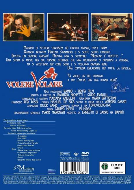 Volere volare (DVD) di Guido Manuli,Maurizio Nichetti - DVD - 2