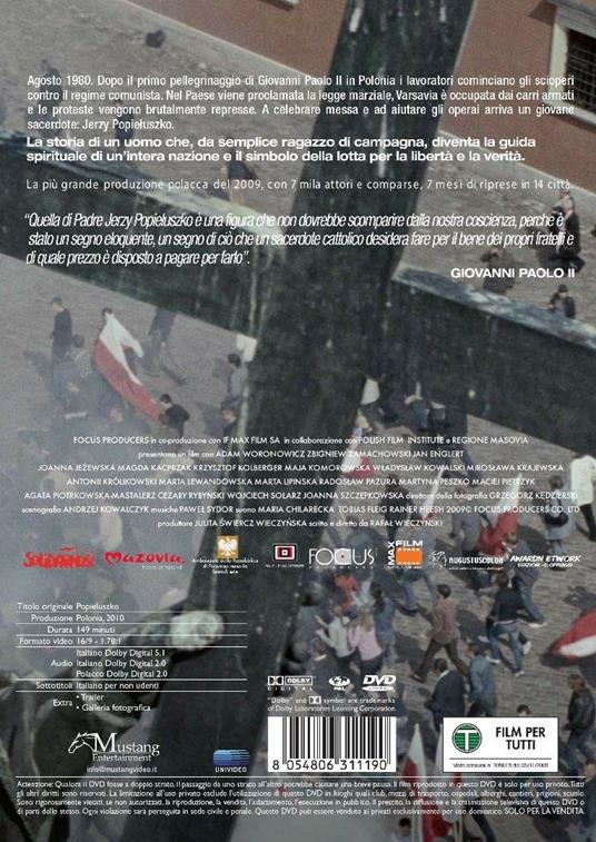Popieluszko (DVD) di Rafal Wieczynski - DVD - 2