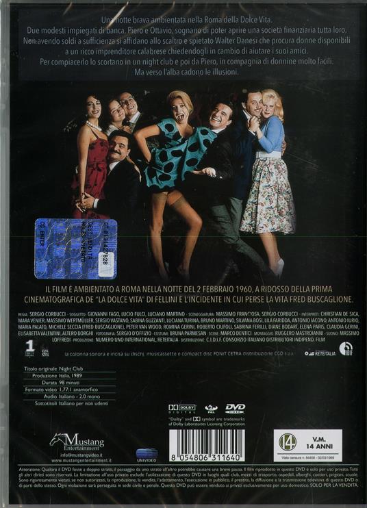 Night Club (DVD) di Sergio Corbucci - DVD - 2