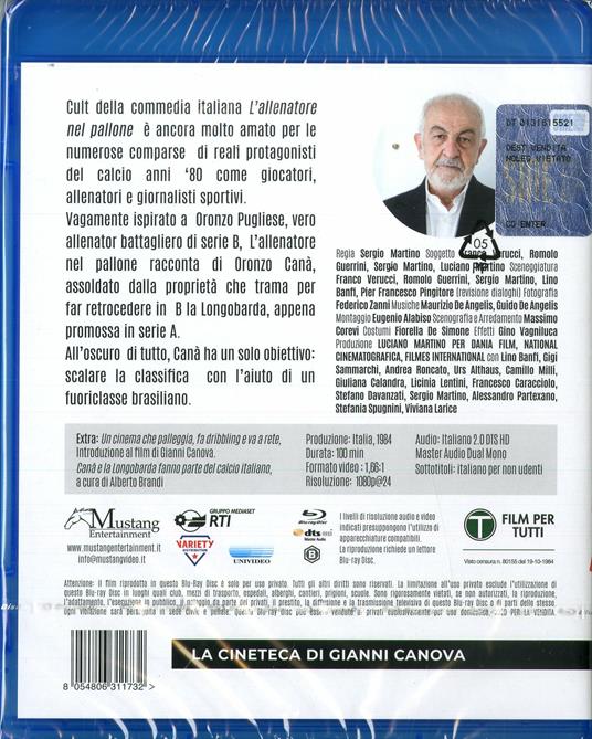 L' allenatore nel pallone. Collana Canova (Blu-ray) di Sergio Martino - Blu-ray - 2