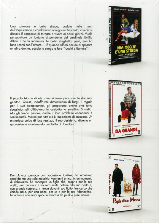Cofanetto Pozzetto (3 DVD) di Franco Castellano,Pipolo,Franco Amurri,Renato Pozzetto - 2